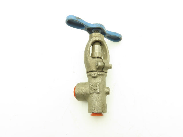 Conval Globe Valve Clampseal Angle Pattern Stop 1/2" Socket Weld 1500psi