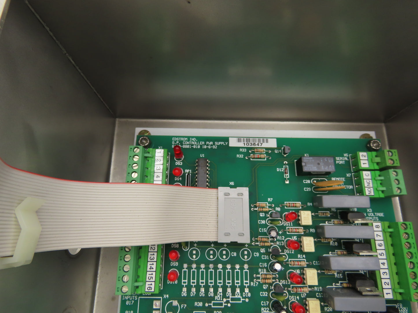 Edstrom 7300-1000-498 GP Flush Station Controller Stainless Enclosure