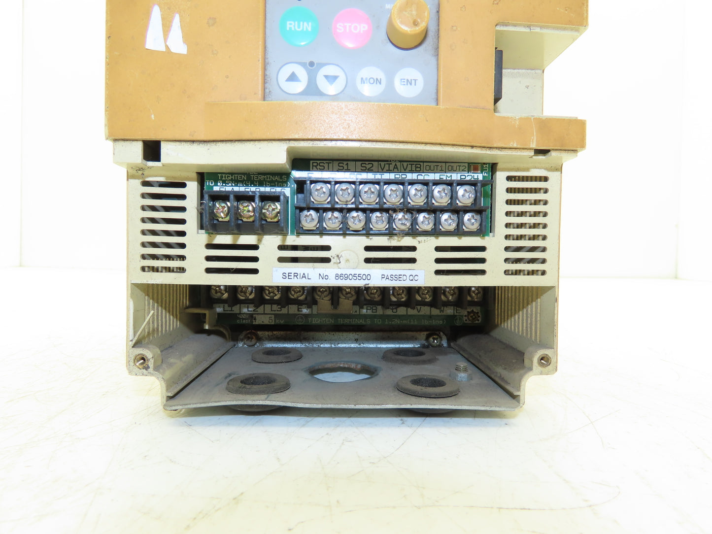 Toshiba VFS7-4015UPL Transistor Inverter AC Drive 3kVa 4Hp 460V 3PH VFS7