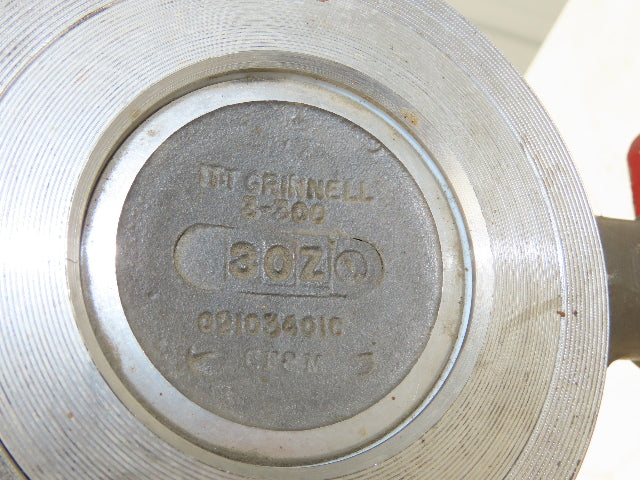ITT Grinnell Stainless Butterfly Valve 3" Wafer Sphere w/Apollo BVA3 Actuator