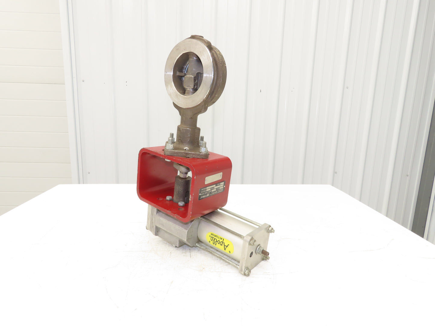 ITT Grinnell Stainless Butterfly Valve 3" Wafer Sphere w/Apollo BVA3 Actuator