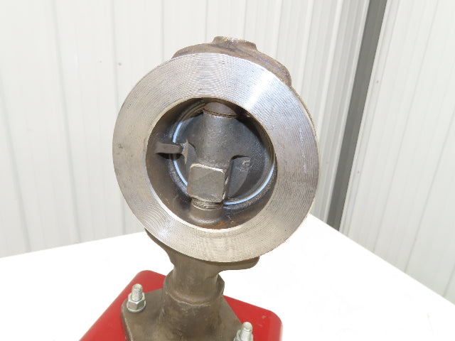 ITT Grinnell Stainless Butterfly Valve 3" Wafer Sphere w/Apollo BVA3 Actuator