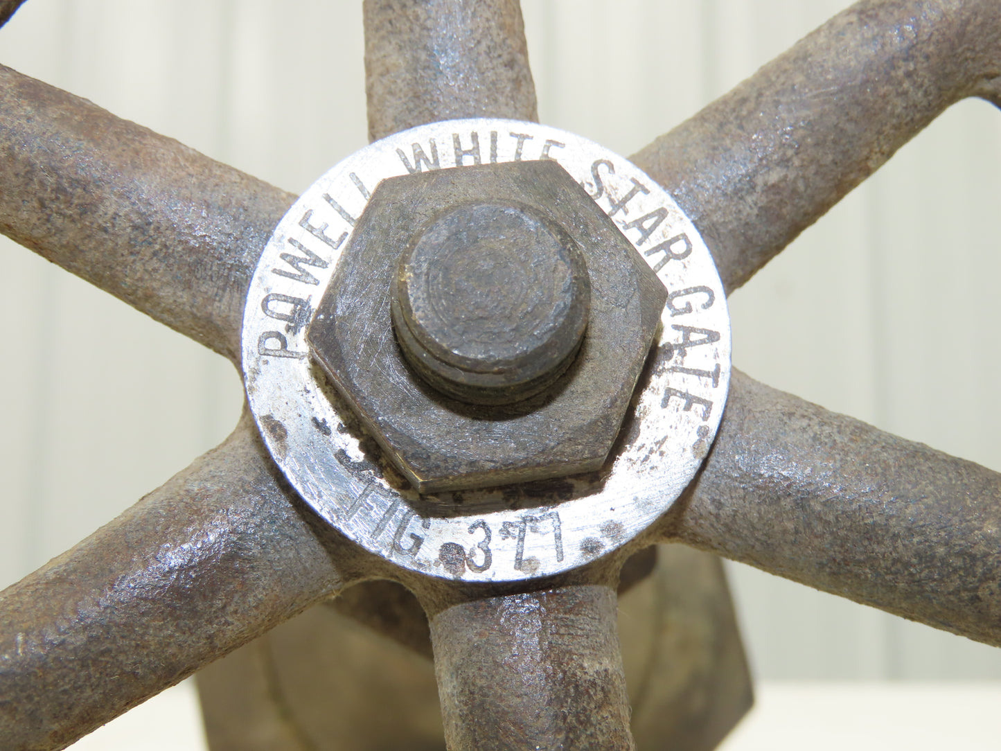 Powell White Fig 377 Bronze Gate Valve 3" NPT Threaded Rising Stem 300 WSP