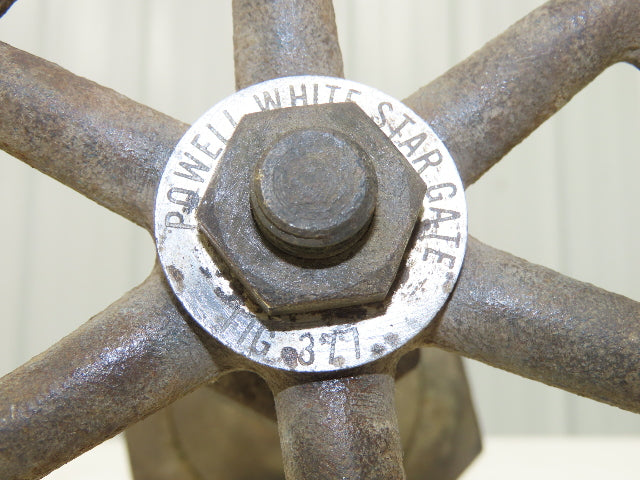 Powell White Fig 377 Bronze Gate Valve 3" NPT Threaded Rising Stem 300 WSP