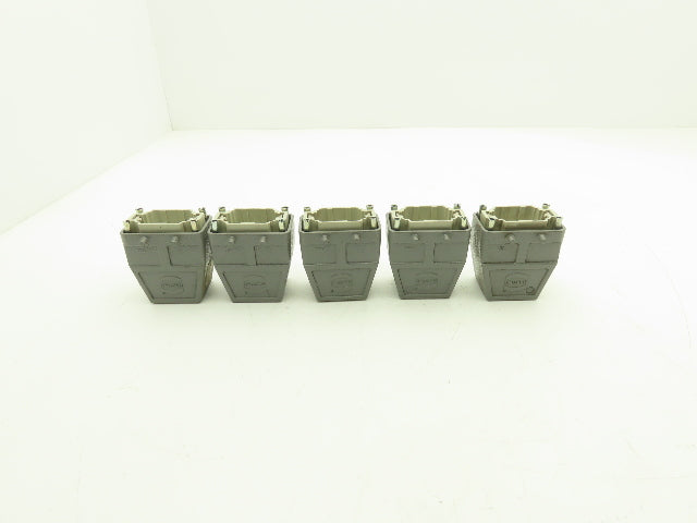 Fanuc A660-2006-T435 Jumper Connector 42 Pin Harting Hood 38-39 Pins Lot of 5