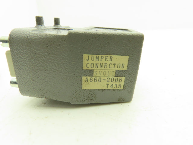 Fanuc A660-2006-T435 Jumper Connector 42 Pin Harting Hood 38-39 Pins Lot of 5