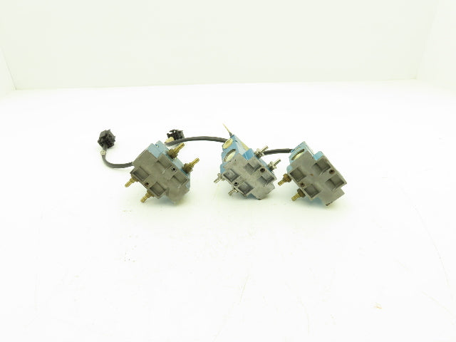 Mac 911A-PP-611BA Pneumatic Solenoid Valve 4/2-way 24VDC 1/8" NPT Lot of 3