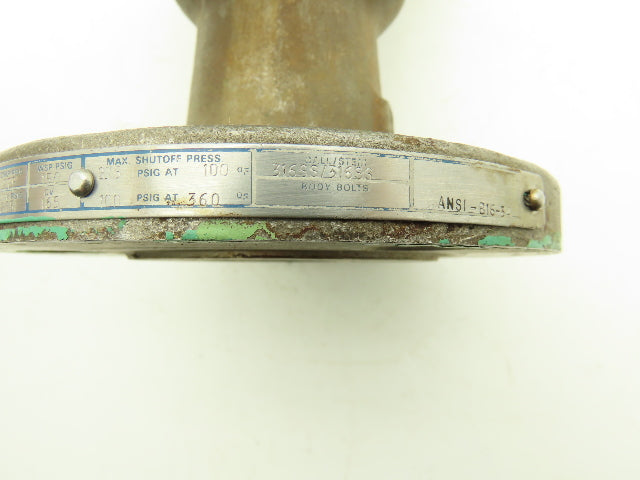 Jamesbury 5150 31 3600 TT 2" Stainless Ball Valve 316SS Flange 150psi