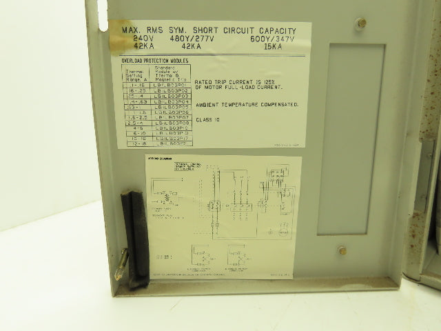 Square D IEC Combination Motor Controller 460V 10Hp