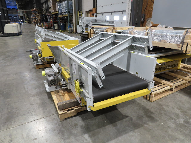 Hytrol HSS 31"x 7' Slider Bed Belt Conveyor 2Hp 3PH RH Center Drive 112fpm