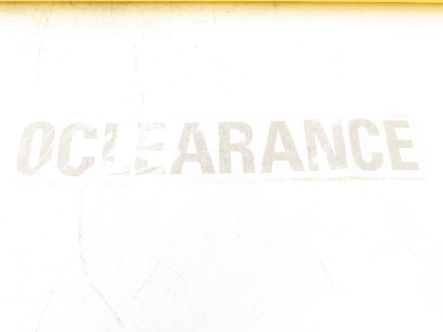Uline H-6959 Height Clearance Bar 4-1/2 x 80" Hanging Safety Bar Plastic