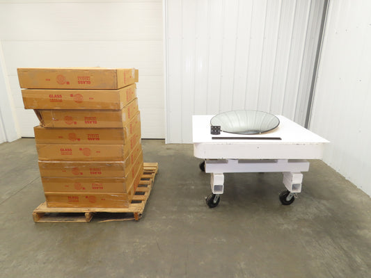 Uline H-2076-I Jumbo Convex Safety Mirror 30" Glass Indoor Lot of 8