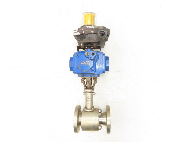Compact II C30 SR-2C 1/4 Turn Ball Valve Actuator 1-1/2" SS ANSI 150 W/ Switch