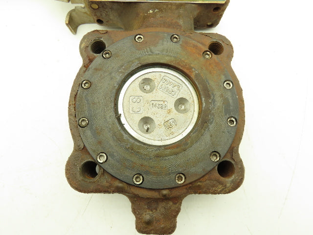 Jamesbury 815L112236XZ Stainless 3" Wafer Sphere Butterfly Valve 285PSI