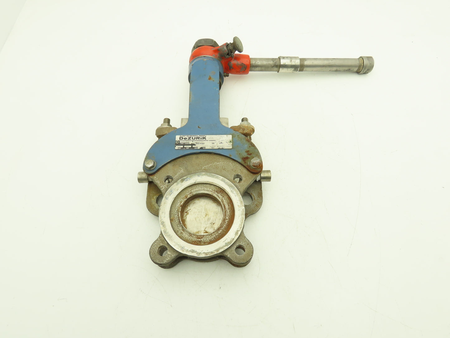 DeZurik Fig. KLS 3" Stainless Knife Gate Valve Lug Style Rising Stem Metal Seat