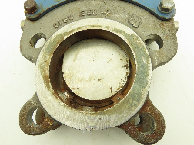 DeZurik Fig. KLS 3" Stainless Knife Gate Valve Lug Style Rising Stem Metal Seat
