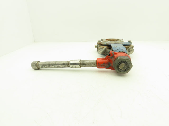 DeZurik Fig. KLS 3" Stainless Knife Gate Valve Lug Style Rising Stem Metal Seat