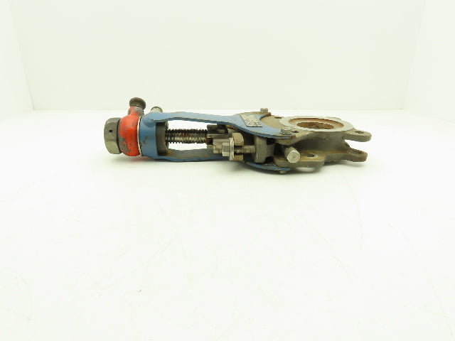 DeZurik Fig. KLS 3" Stainless Knife Gate Valve Lug Style Rising Stem Metal Seat