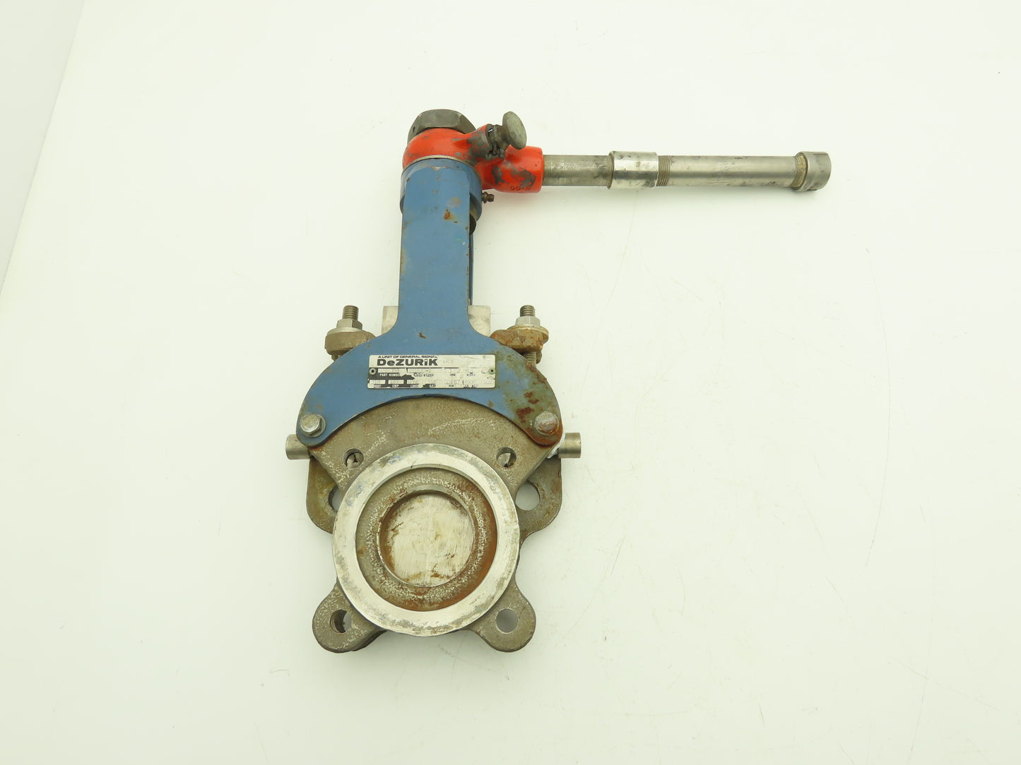 DeZurik Fig. KLS 3" Stainless Knife Gate Valve Lug Style Rising Stem Metal Seat