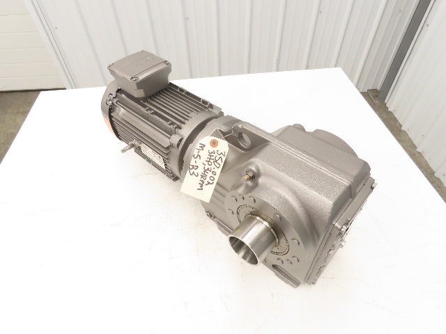 Sew Eurodrive KT77/T DRN100LM4 51:1 Gearmotor 3Hp 230/460V 34rpm Hollow Shaft