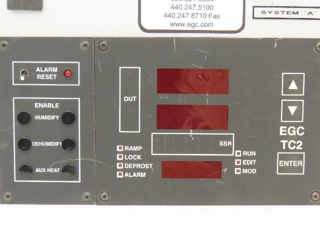 Environmental Growth Chambers G Series HMI Control Panel With Digital Display