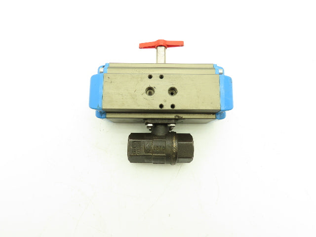 Valbia DA 52 Double Acting Pneumatic Air Actuator 10 Bar & 3/4" NPT Ball Valve