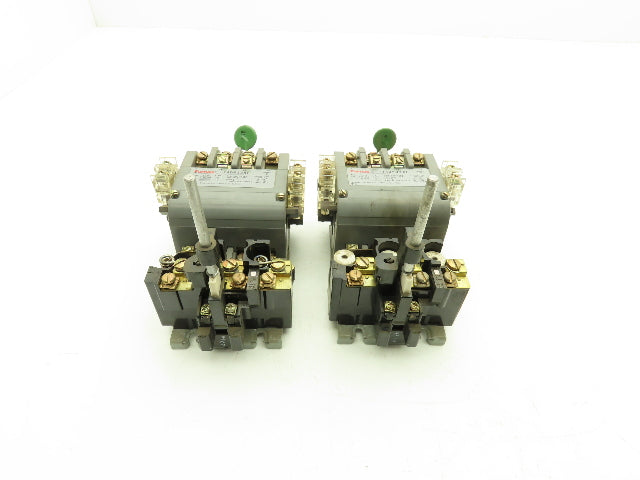 Furnas 14DP32AF NEMA Size 1 Motor Starter 27A 575VAC 10Hp Lot of 2