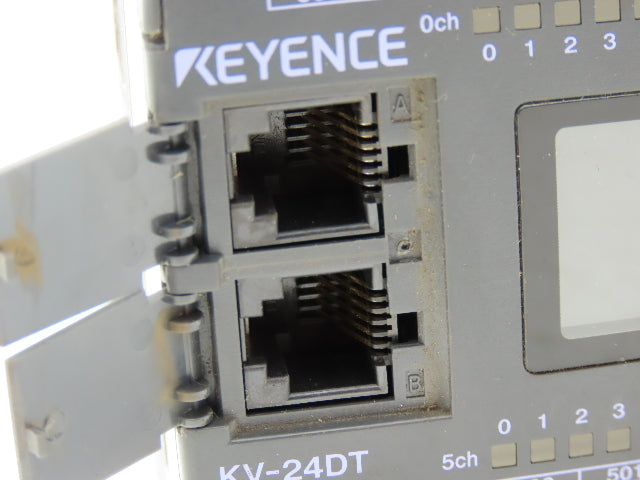Keyence KV-24DT PLC 24-Point Programmable Controller Module