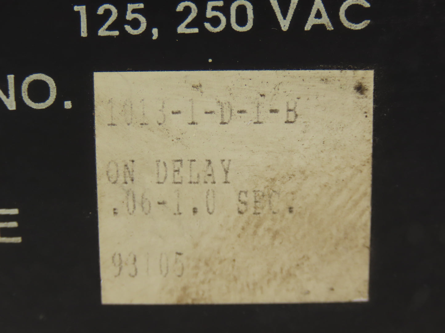 Kanson Electronics 1013-1-D-1-B Solid State Timer 0.6-1 Seconds On-Delay