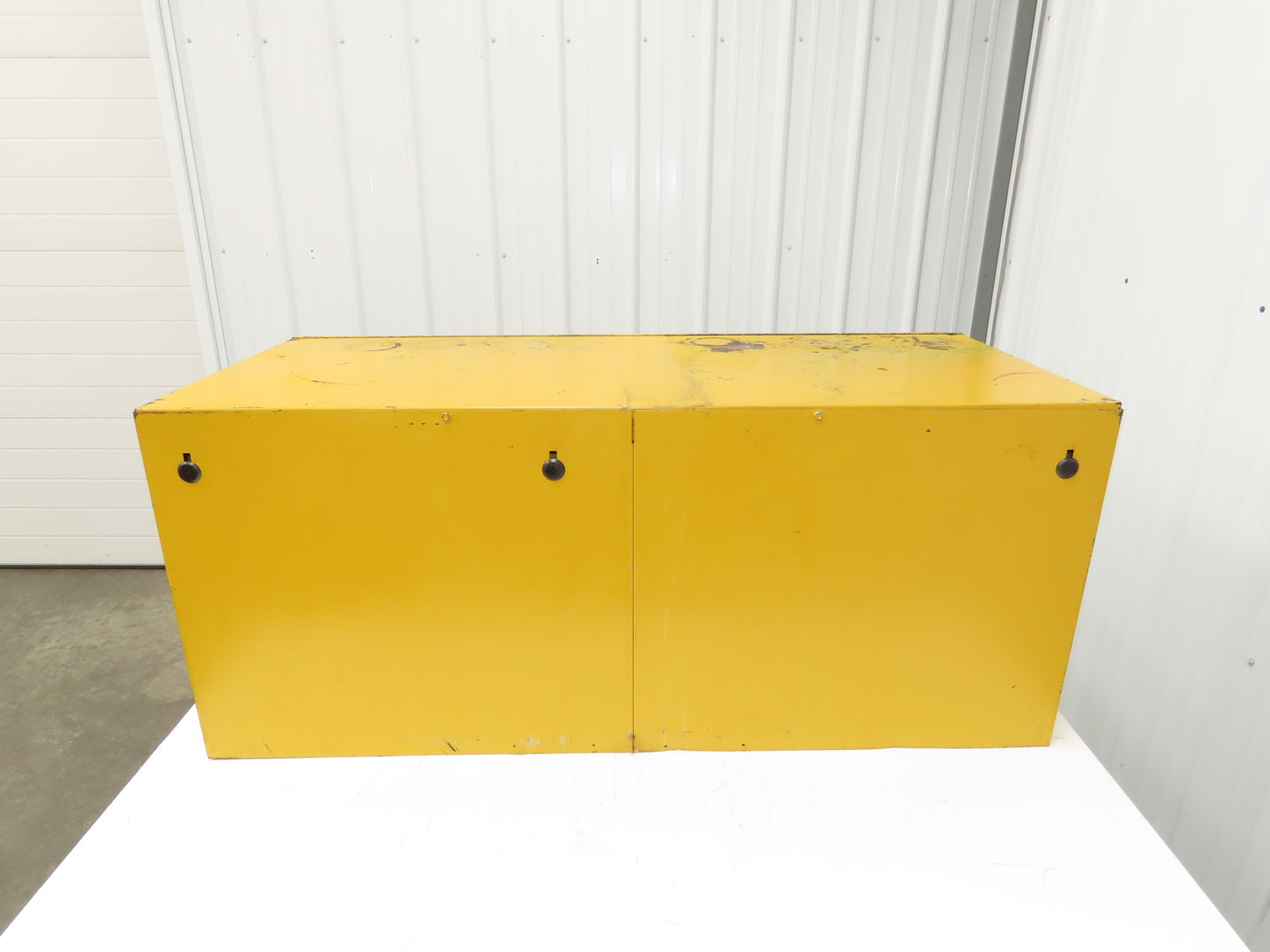 Justrite 25801 Yellow Flammable Safety Cabinet 12-1/2 Gallon Liquid Piggyback