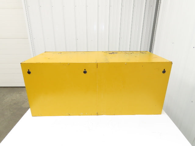 Justrite 25801 Yellow Flammable Safety Cabinet 12-1/2 Gallon Liquid Piggyback