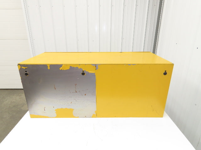 Justrite 25801 Yellow Flammable Safety Cabinet 12-1/2 Gallon Liquid Piggyback