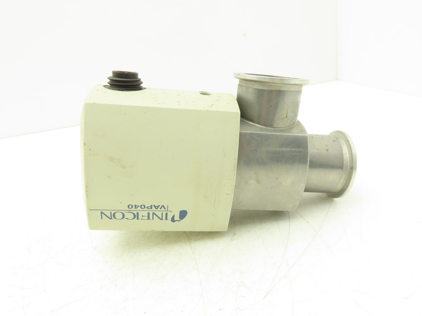 Inficon VAP040-A High Vacuum Valve Right Angle Solenoid 115V 1-1/2"