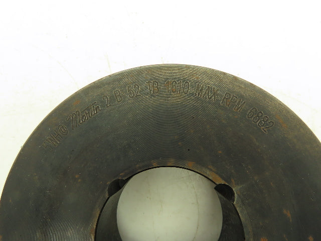 Martin 2B52TB 2-Groove Pulley Sheave A,B V-Belt 1610 QD Bushing