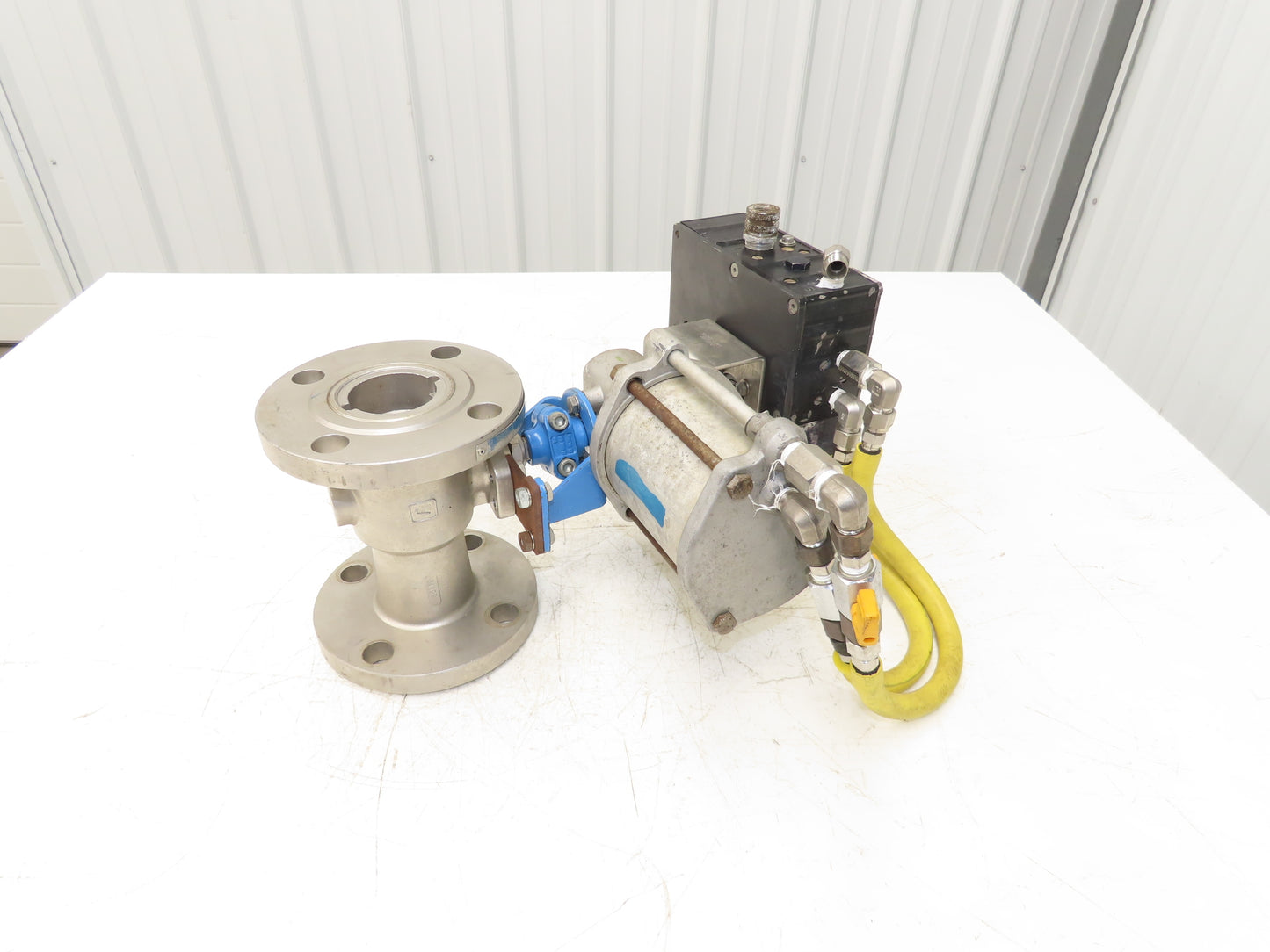 Jamesbury 2" 5150 316SS Ball Valve Flanged w/Pneumatic Actuator & Positioner