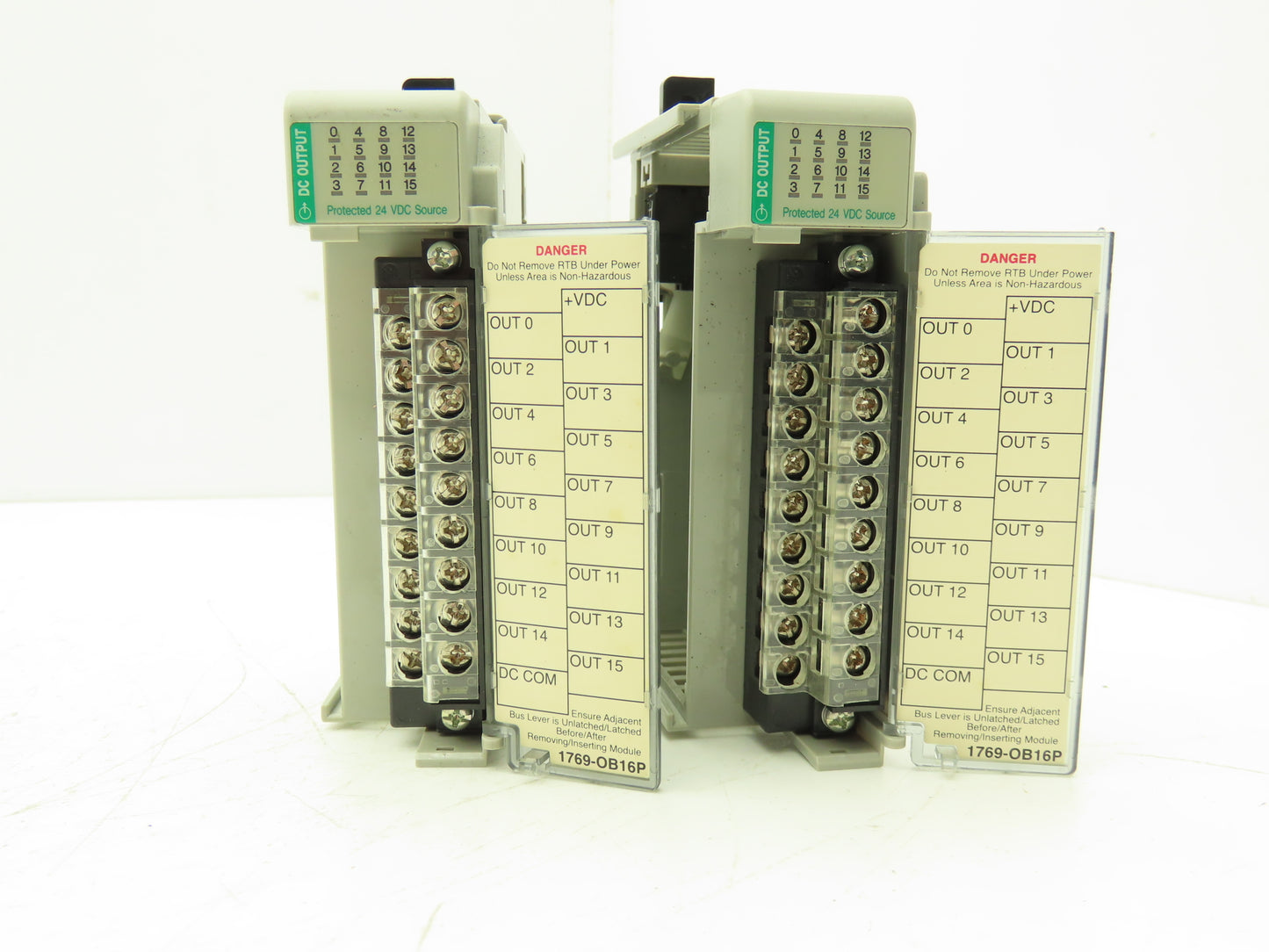 Allen Bradley 1769-OB16P MicroLogix Compact I/O Sourcing Output 16 Pt Lot of 2