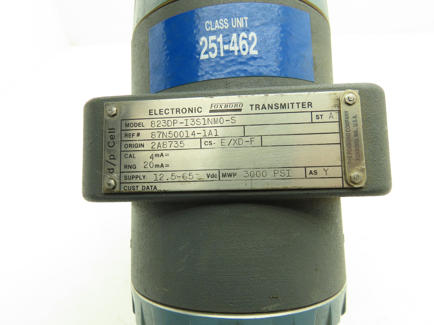 Foxboro 823DP-I3S1NM0-S Electronic Pressure Transmitter 12.5-65VDC 3000psi
