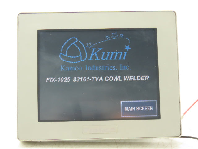 Pro-face PFXGM4301TAD HMI Color Touch Screen Panel Cracked Plastic Read Desc.