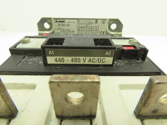 Lovato B180 00 Motor Starter Contactor 150Hp 275A 1000V 3 Pole IEC 480V Coil