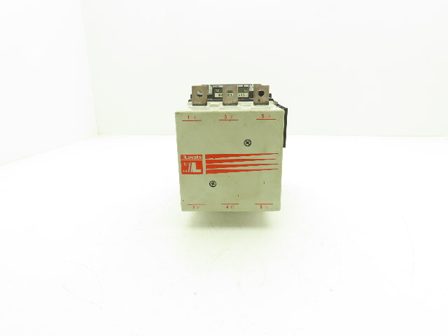 Lovato B180 00 Motor Starter Contactor 150Hp 275A 1000V 3 Pole IEC 480V Coil