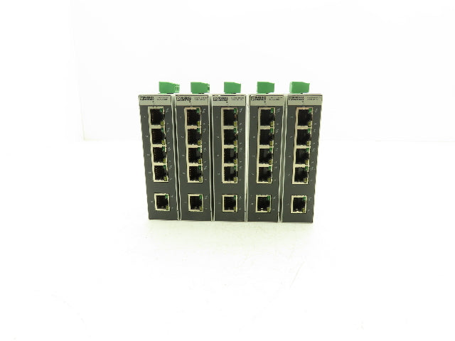 Phoenix Contact 2891001 5-Port Industrial Unmanaged Ethernet Switch Lot of 5