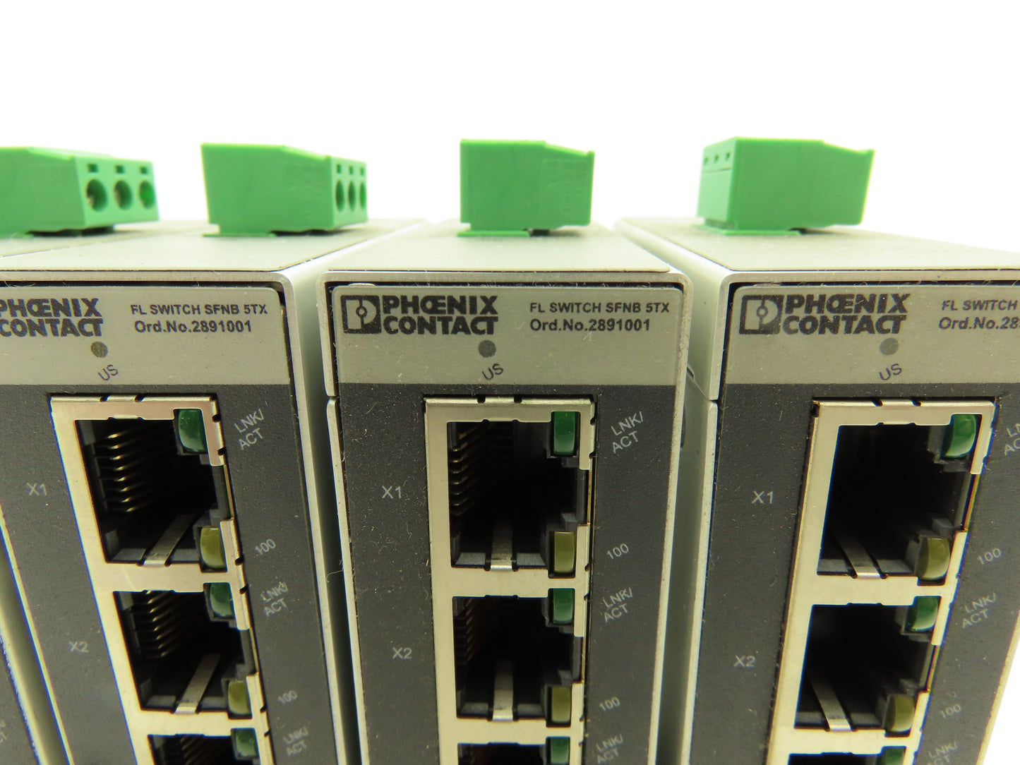 Phoenix Contact 2891001 5-Port Industrial Unmanaged Ethernet Switch Lot of 5