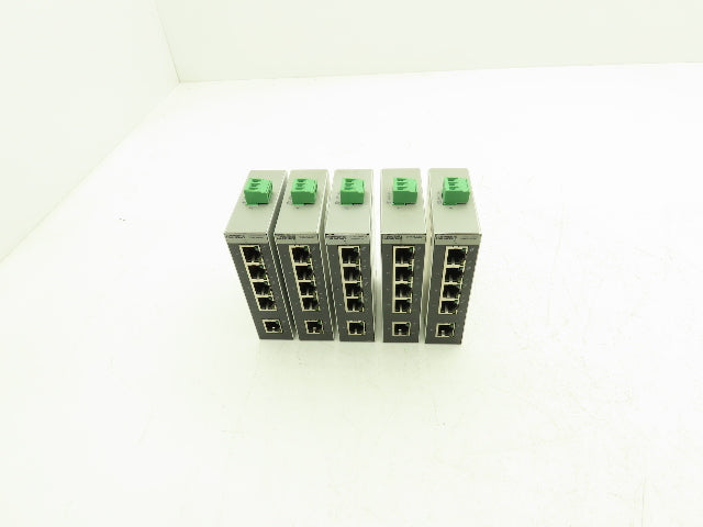 Phoenix Contact 2891001 5-Port Industrial Unmanaged Ethernet Switch Lot of 5