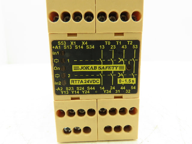 Jokab RT7A Safety Relay 0-1.5s 24VDC 250V