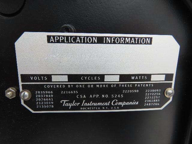 Taylor JS-342-B Level-Buoy Fulscope Pressure Transmitter Gauge *Broken Glass*