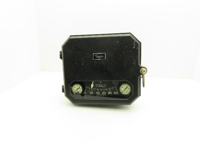 Taylor JS-342-B Level-Buoy Fulscope Pressure Transmitter Gauge *Broken Glass*