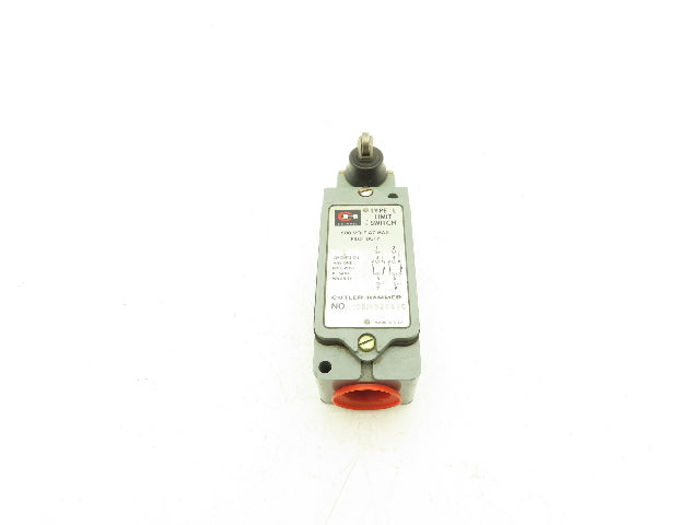 Cutler-Hammer 10316H3042C Type L Limit Switch Plunger Style 600VAC Hazardous Loc