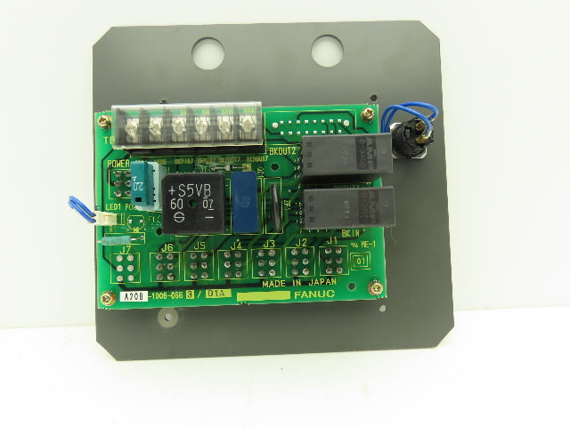 Fanuc A20B-1006-066 Circuit Board and Switches for Robotic Brake Release Unit