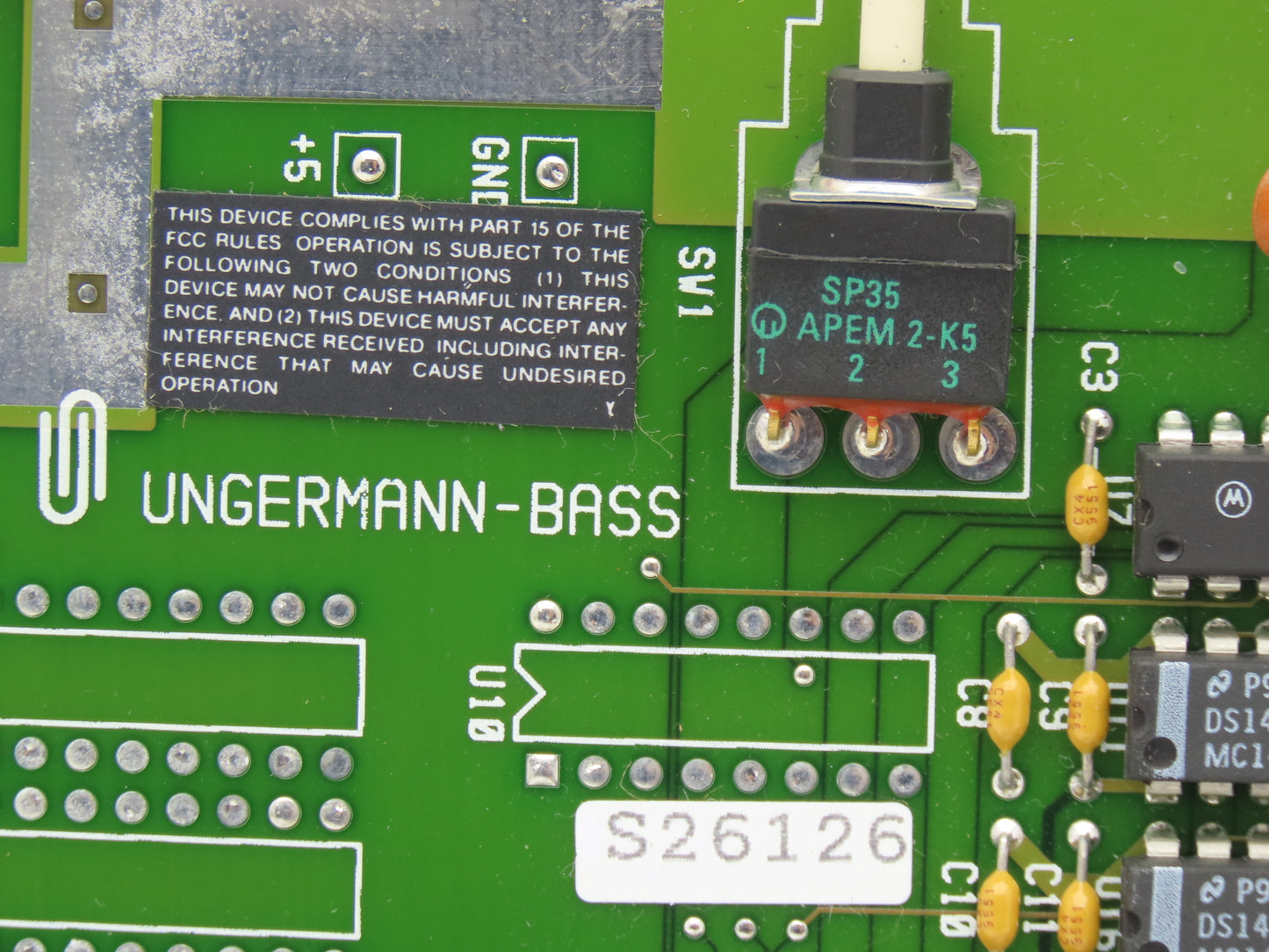Ungermann Bass 37702-01 Printed Circuit Board PCB Module