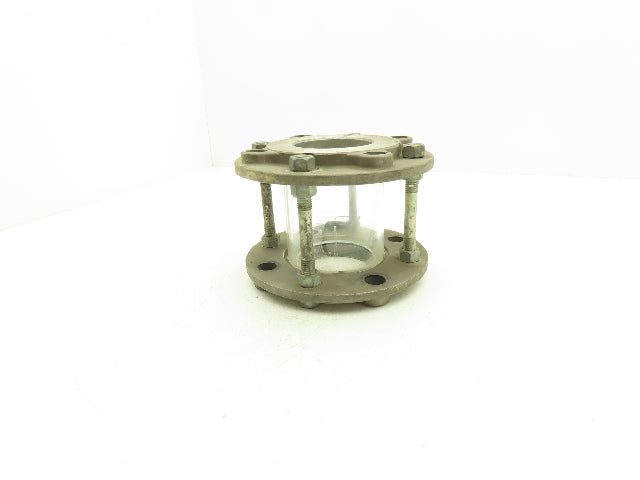 Jacoby Tarbox 6-FG-70 Sight Glass Flow Indicator 3" Flanged Stainless
